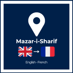Simultaneous Interpretation – English/French – Mazar-i-Sharif, Afghanistan