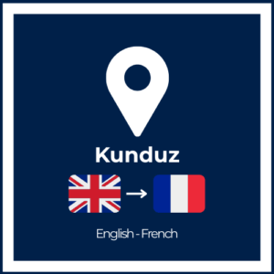 Simultaneous Interpretation – English/French – Kunduz, Afghanistan