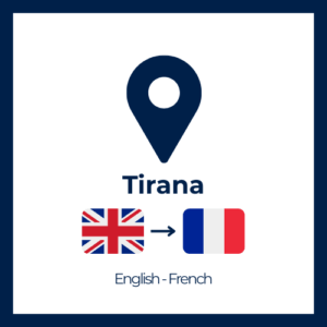 Consecutive Interpretation – English/French – Tirana, Albania