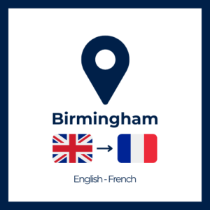 Consecutive Interpretation – English/French – Birmingham, UK