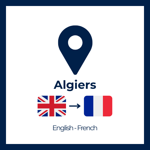 Consecutive Interpretation – English/French – Algiers, Albania