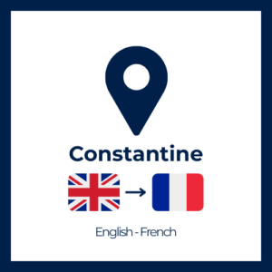 Consecutive Interpretation – English/French – Constantine, Albania