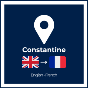 Simultaneous Interpretation – English/French – Constantine, Albania