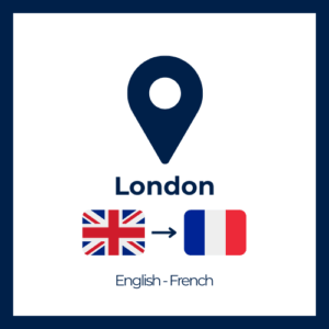 Consecutive Interpretation – English/French – London, UK
