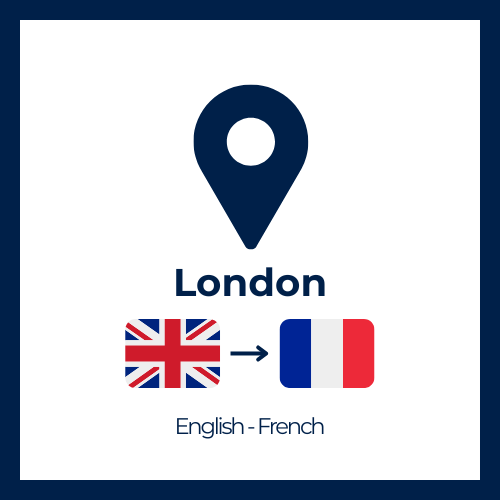 Consecutive Interpretation – English/French – London, UK