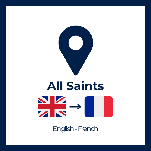 Consecutive Interpretation – English/French – All Saints, Antigua and Barbuda