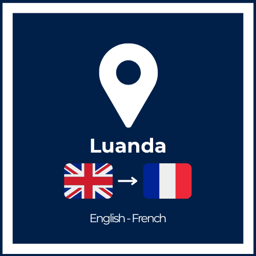 Simultaneous Interpretation – English/French – Luanda, Angola